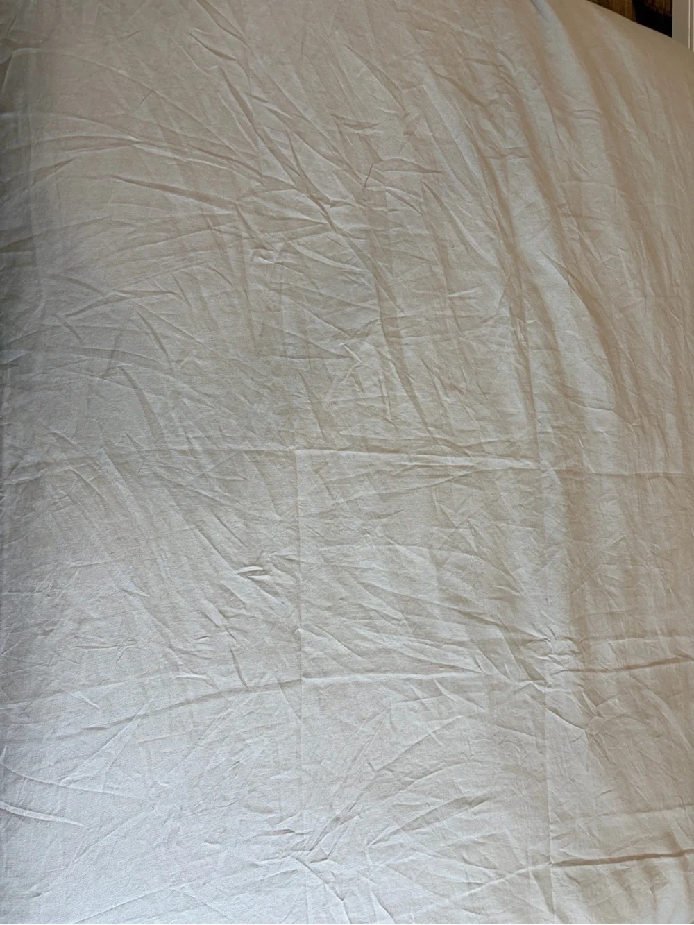 IKEA PUDERVIVA Twin Linen Duvet Cover With MYSKGRAS Insert Taupe Solid w/Ties